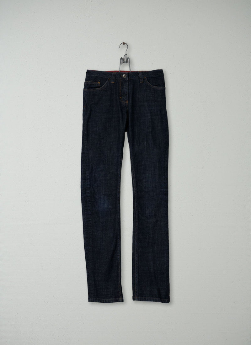 Reworn Slim Leg Jeans Size 8 (162) | Indigo