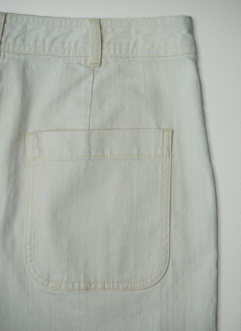 Reworn Carpenter Trousers Size 16 (752) | Ecru