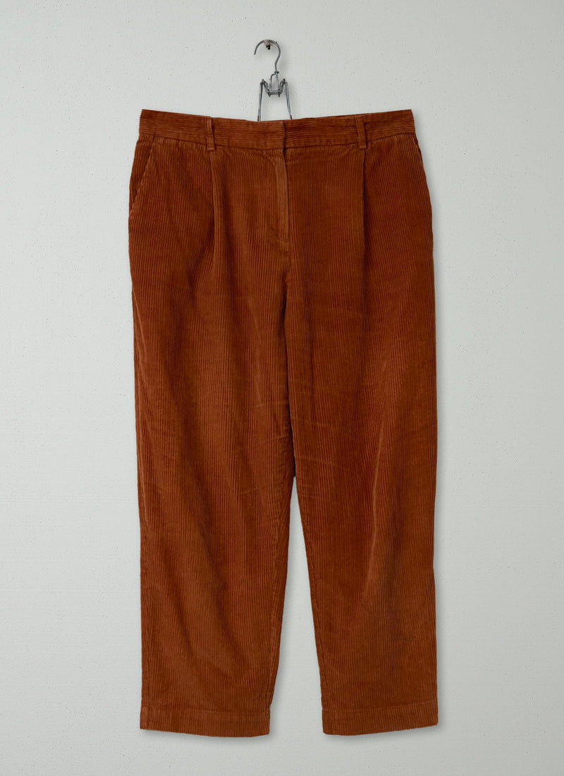 Reworn Cord Trousers Size 14 (990) | Ginger