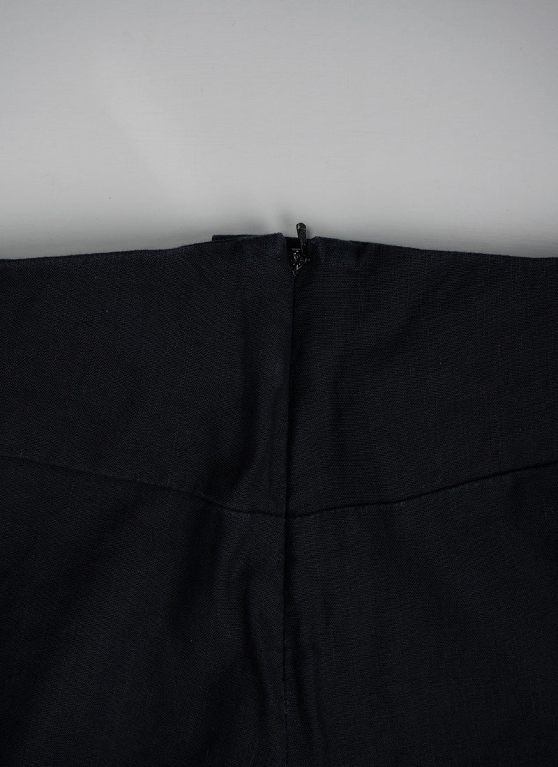 Reworn Stretch Skinny Trousers Size 12 (087) | Black