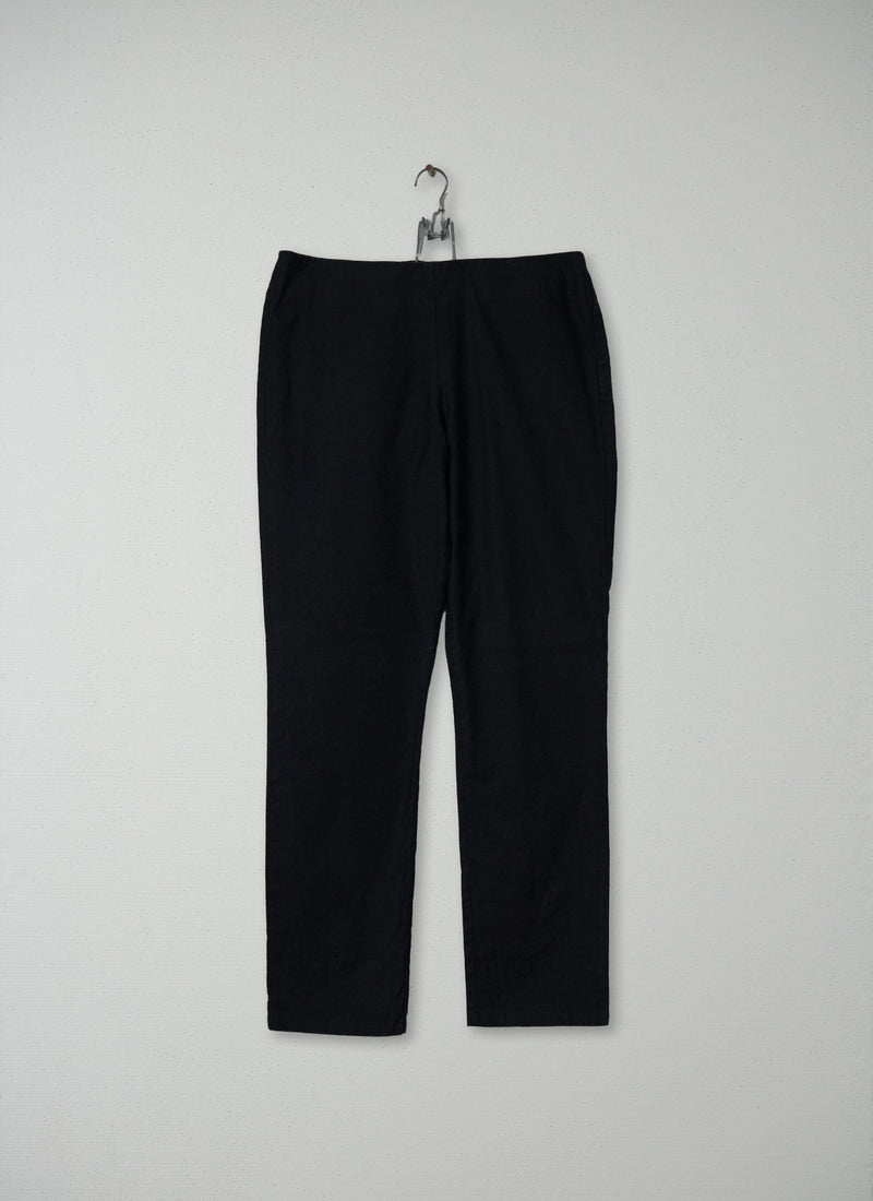 Reworn Stretch Skinny Trousers Size 12 (087) | Black