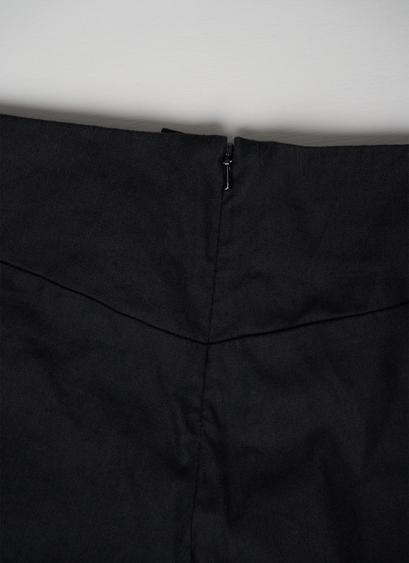Reworn Stretch Skinny Trousers Size 8 (056) | Black