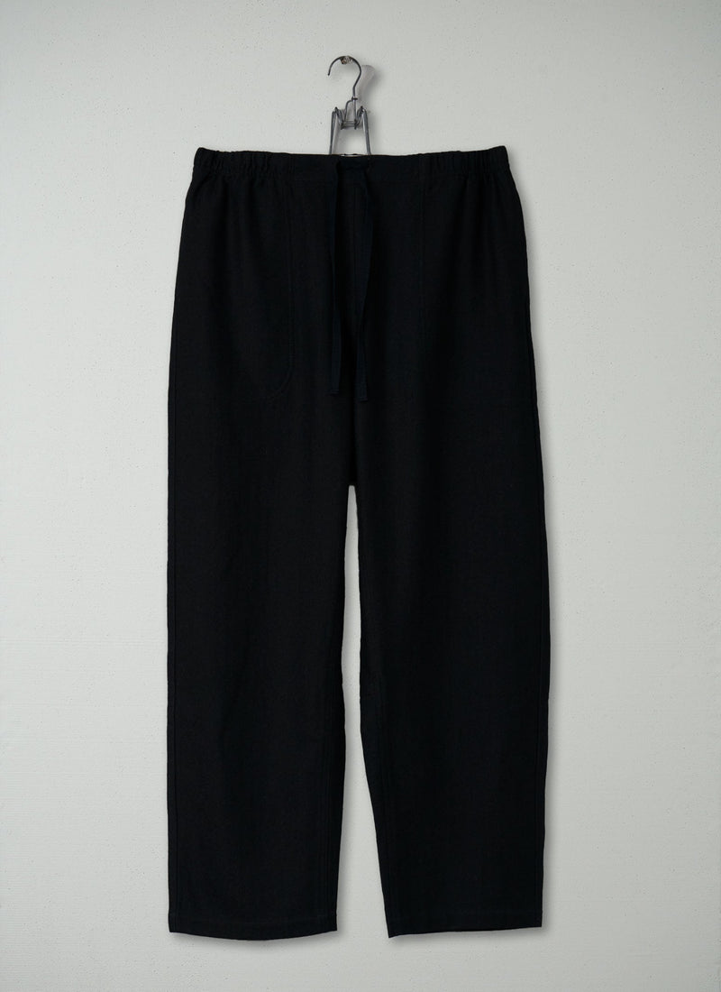 Reworn Herringbone Trousers Size M (316) | Black