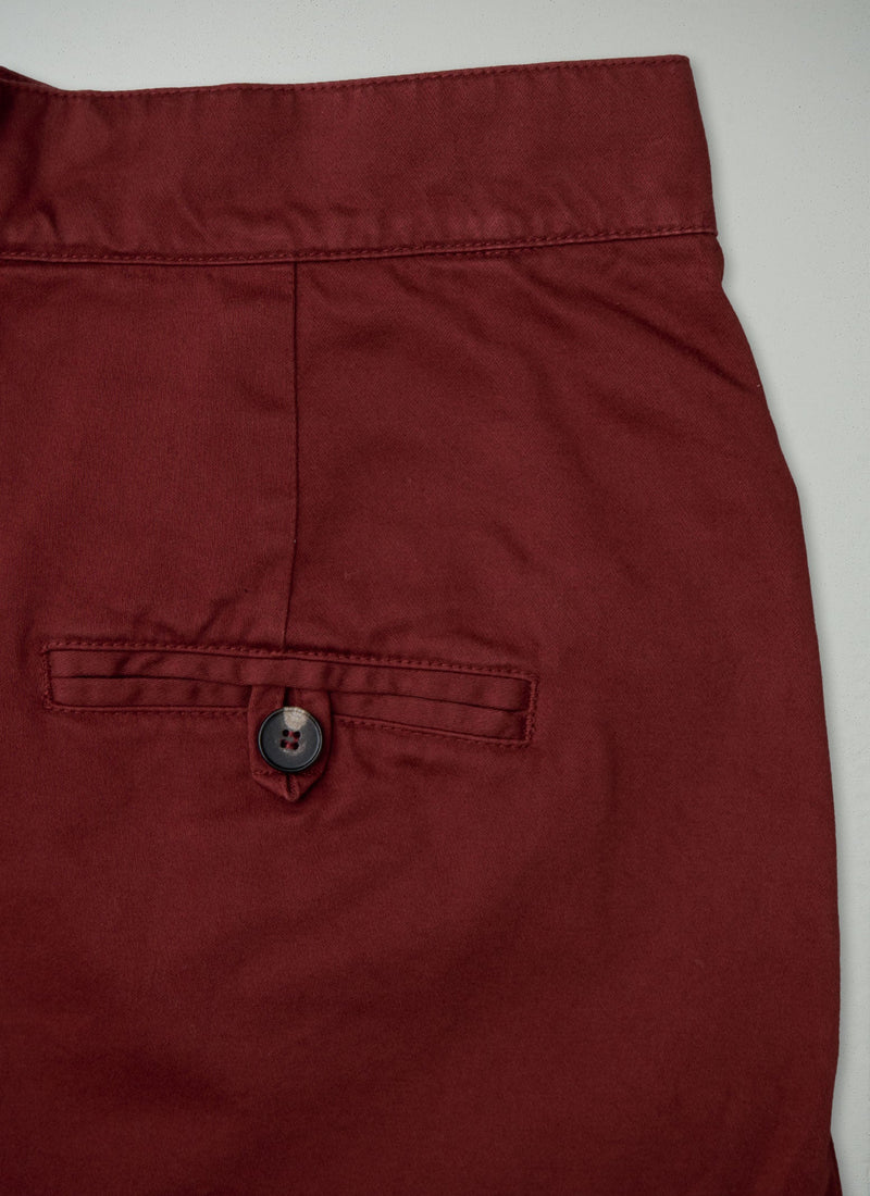 Reworn Sateen Culottes Size 6 (705) | Burnt Red