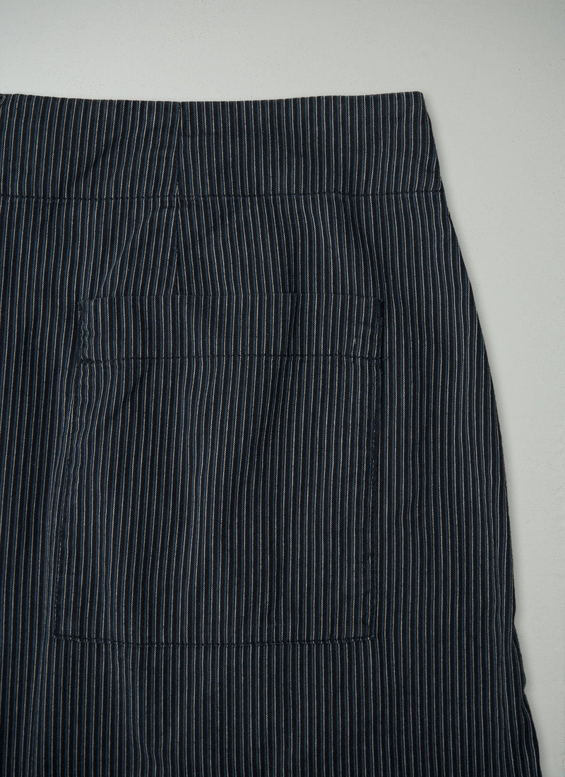 Reworn Stripe Cotton Culottes Size 16 (793) | Multi