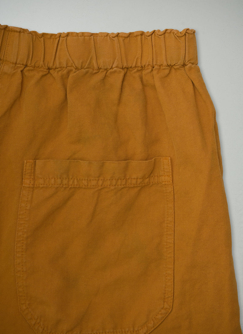 Reworn Cotton Linen Tapered Trousers Size 6 (763) | Spice