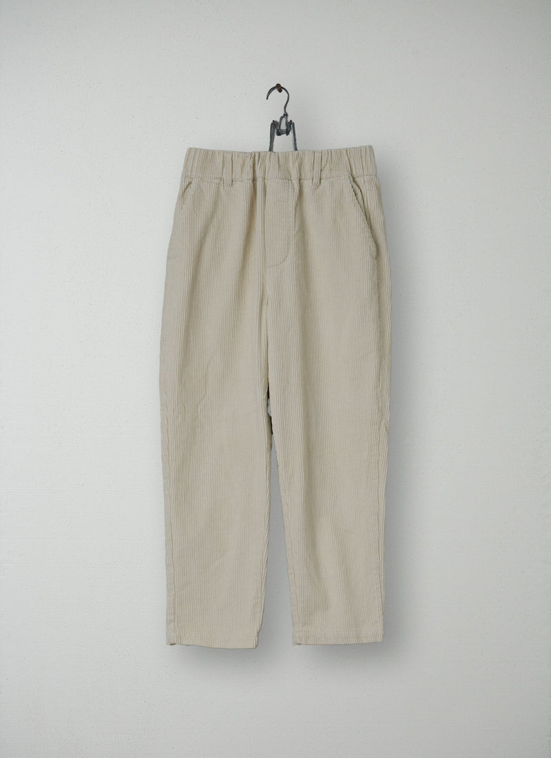 Reworn Cord Pull On Trousers Size 10 (069) | Bone