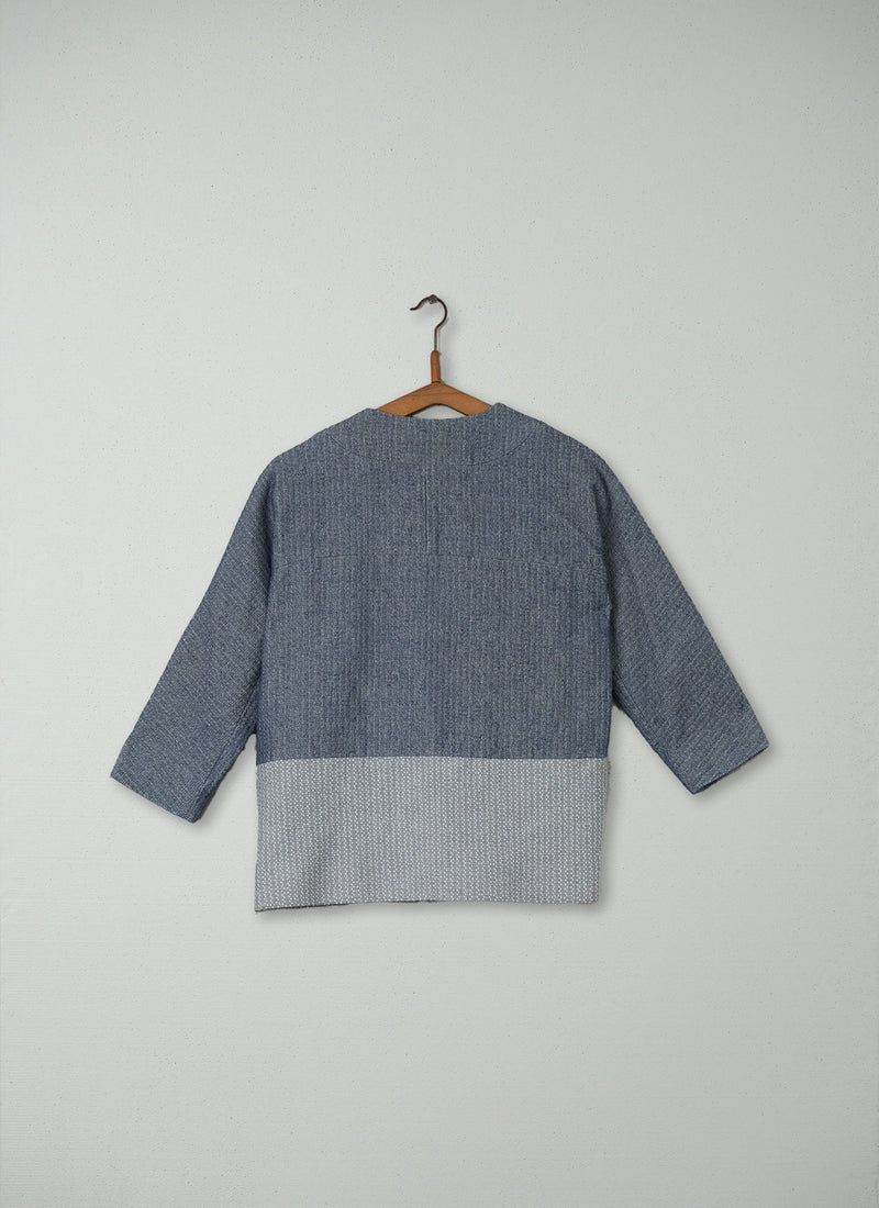 Reworn Awiji Jacket Size 8 (023) | Blue
