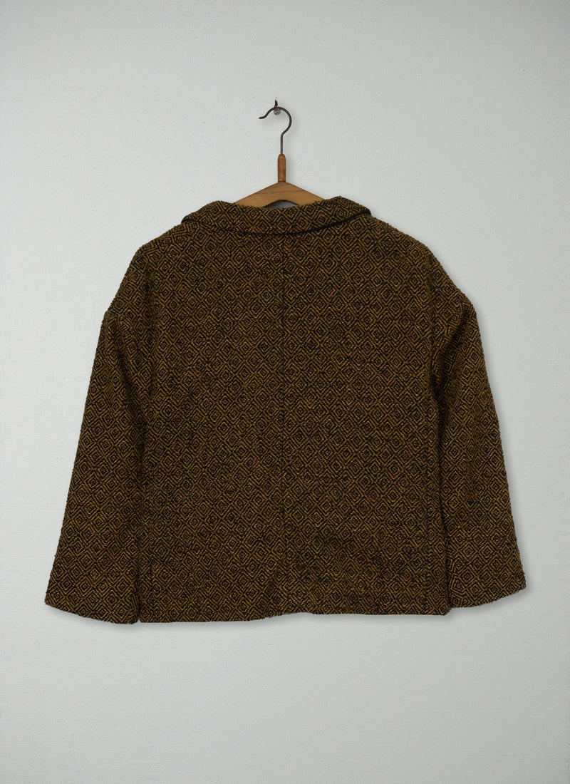 Reworn Tweed Jacket Size 12 (166) | Multi