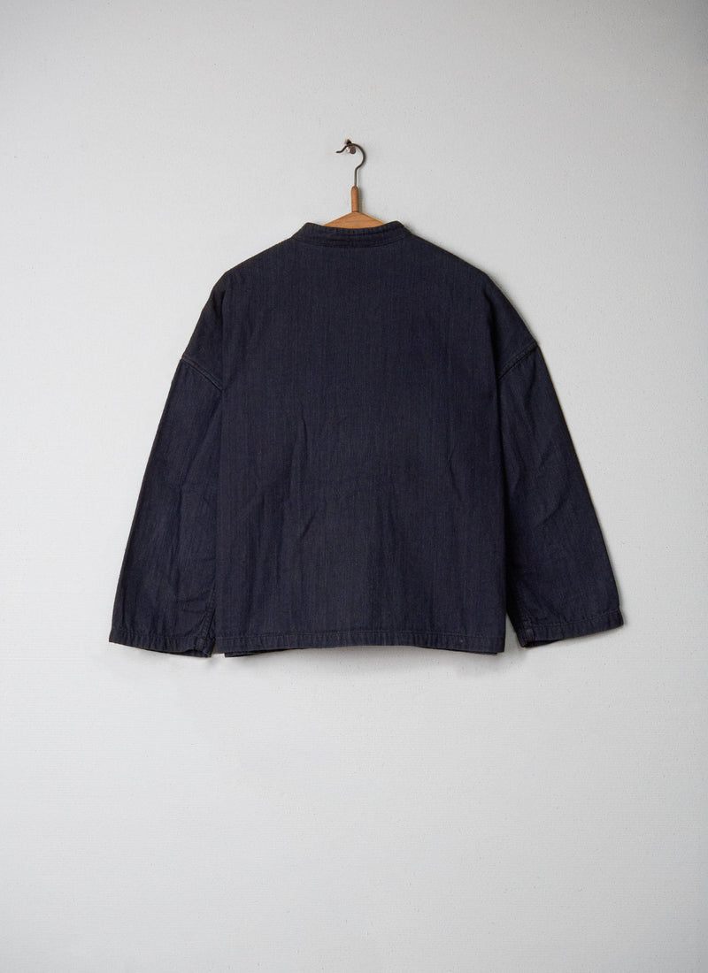 Reworn Indigo Jacket Size 10 (002) | Indigo