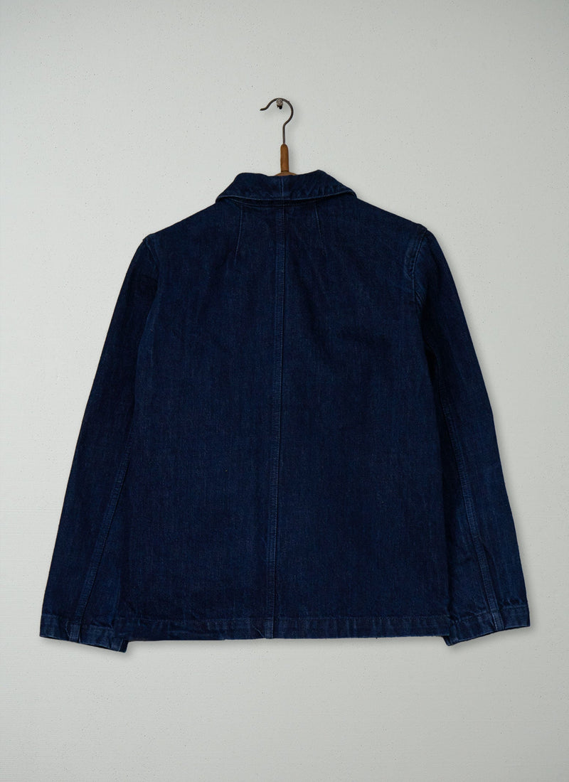Reworn Denim Workwear Jacket Size 10 (220) | Indigo