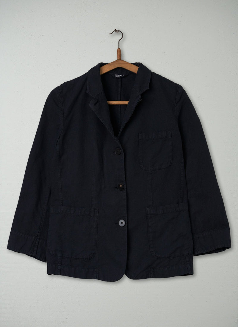 Reworn Patch Pocket Jacket Size 12 (049) | Slate