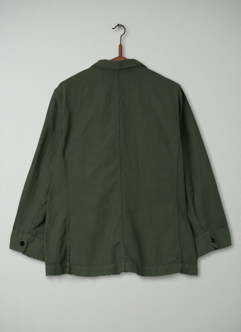 Reworn Patch Pocket Jacket Size 16 (044) | Artichoke