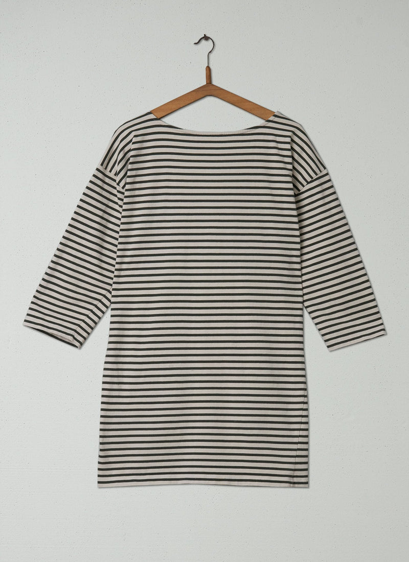 Reworn Breton Tunic size 14 (021) | Multi