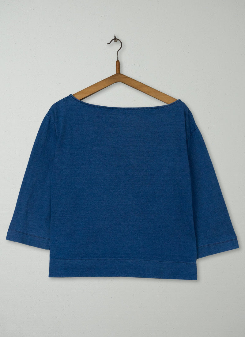Reworn Washed Indigo Tee Size 8 (135) | Washed Indigo