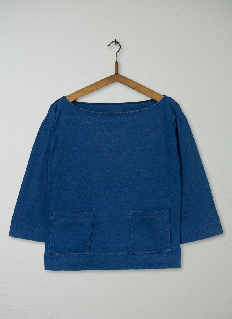 Reworn Washed Indigo Tee Size 8 (135) | Washed Indigo