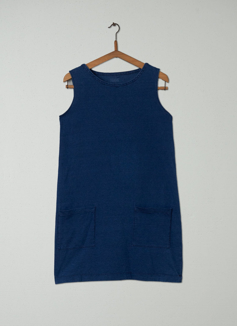 Reworn Washed Indigo Tunic Size 10 (315) | Washed Indigo