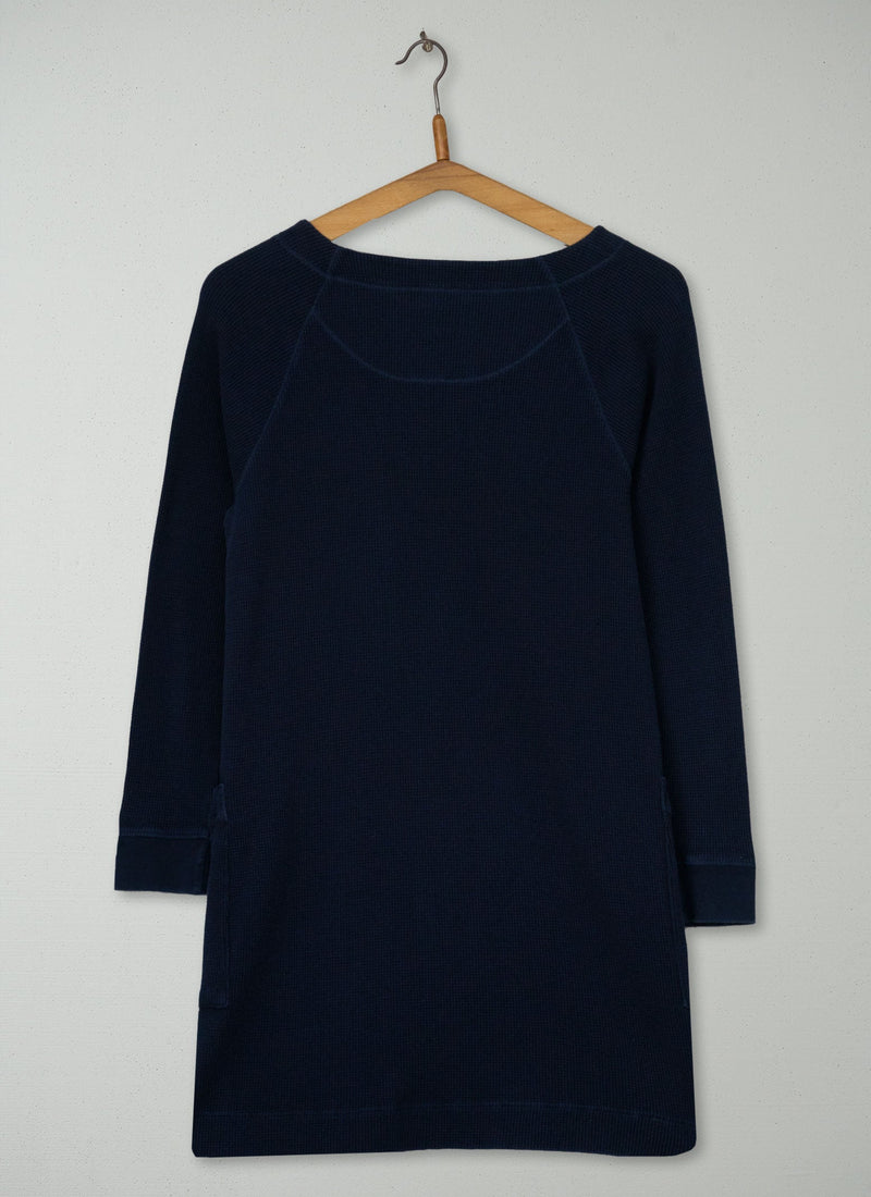 Reworn Waffle Tunic Size 8 (177) | Navy