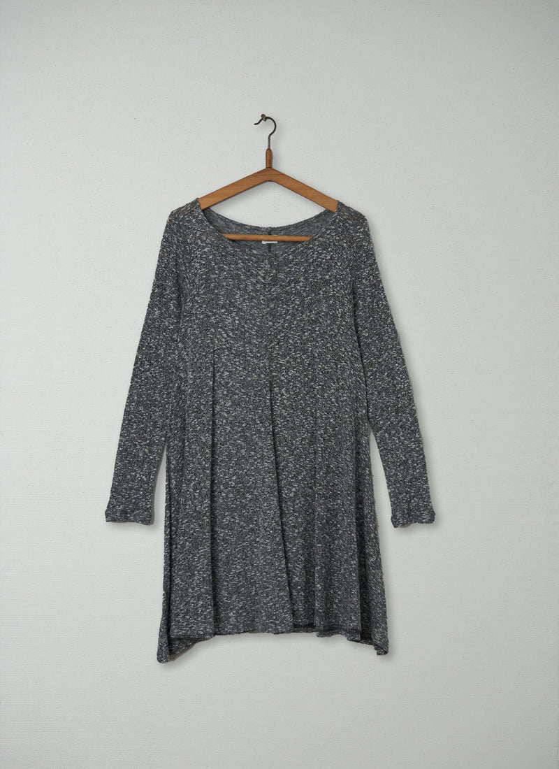 Reworn Misato Swing Tunic Size 8 (181) | Grey Melange