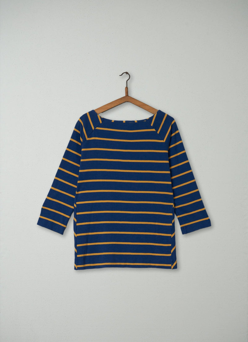 Reworn Interlocked Stripe Tee Size L (017) | Multi