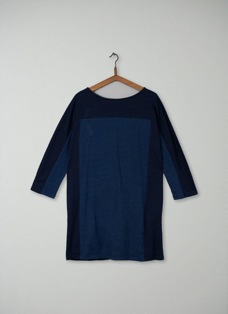 Reworn Washed Indigo Tunic Size M (149) | Indigo