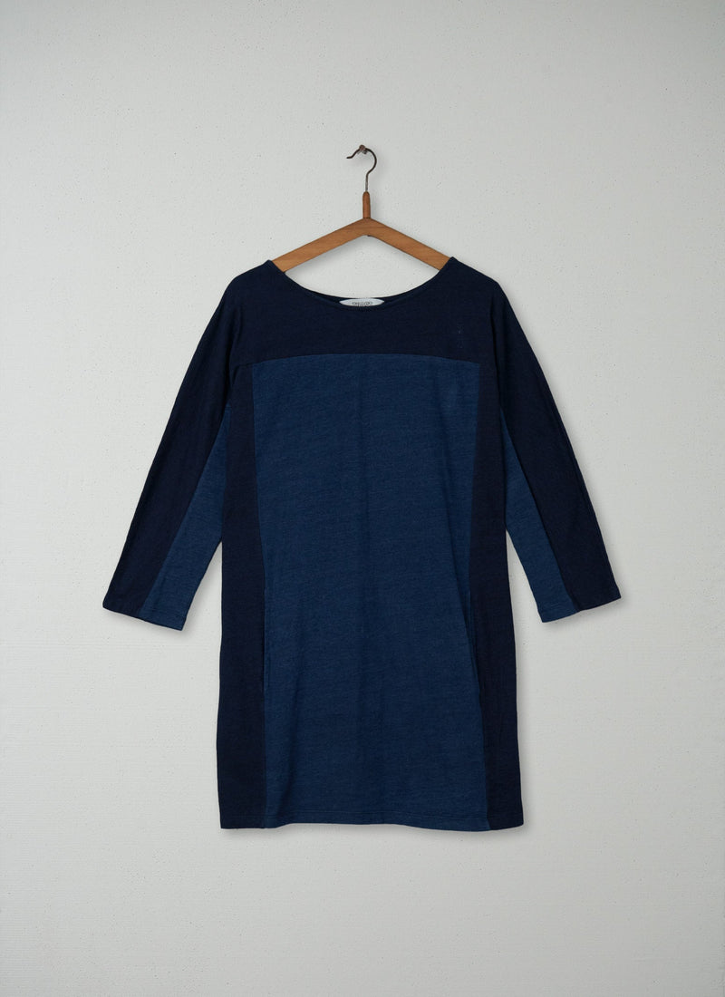 Reworn Washed Indigo Tunic Size M (149) | Indigo