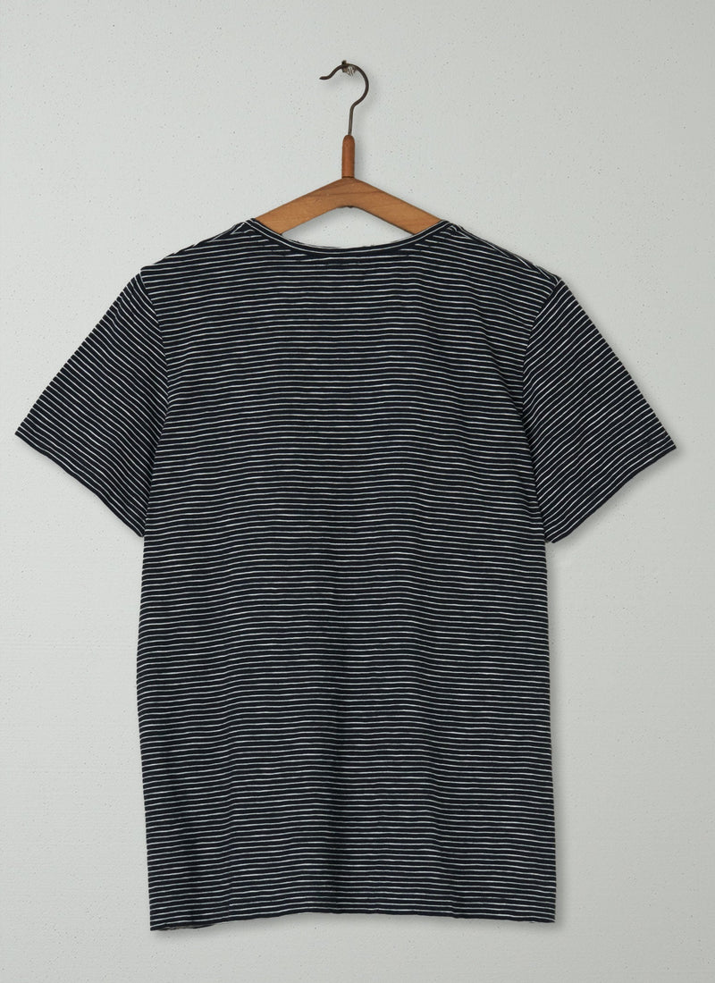Reworn Scoop Neck Tee Size M (029) | Multi