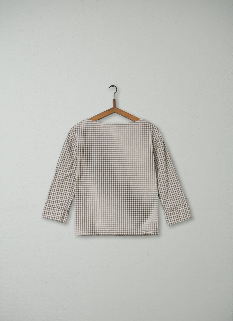 Reworn Belledune Check Top Size 8 (124) | Multi