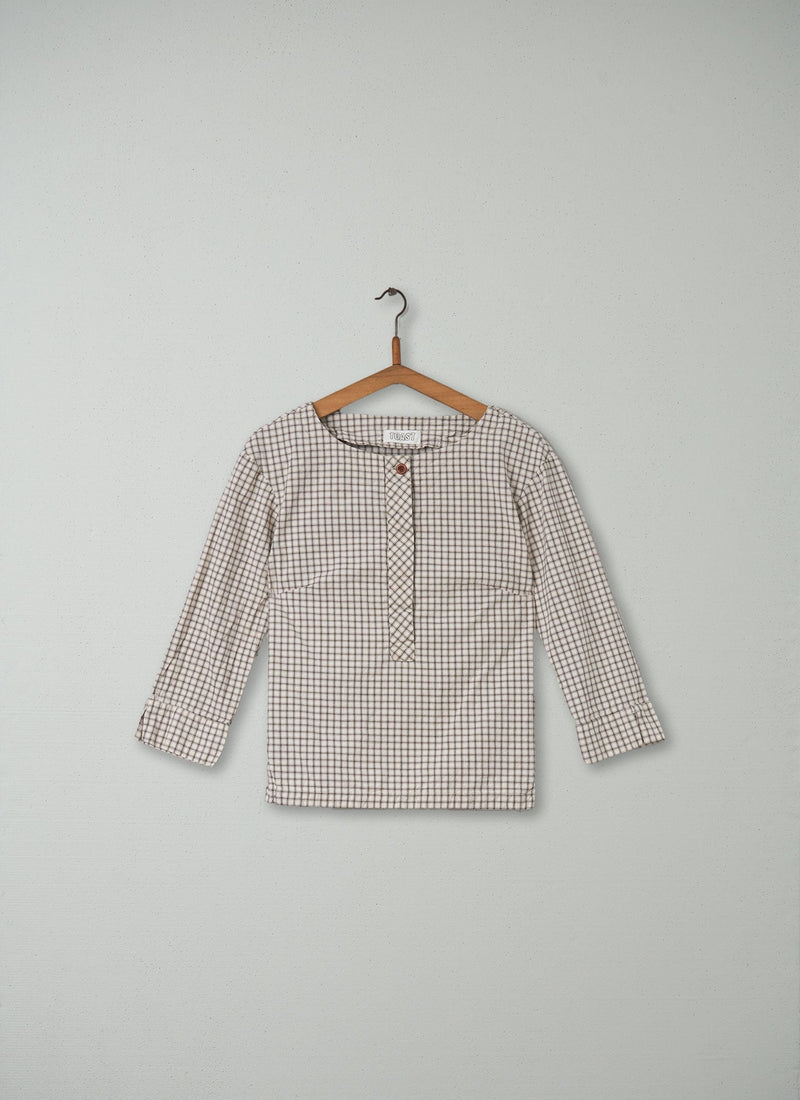 Reworn Belledune Check Top Size 8 (124) | Multi