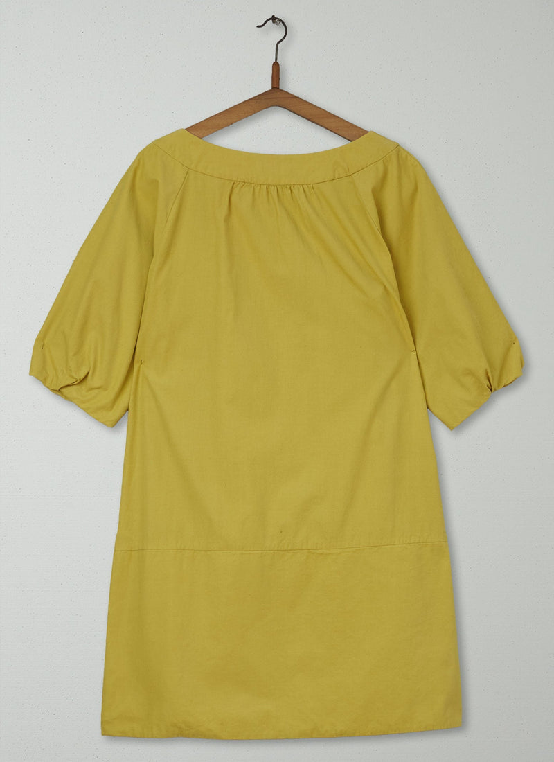 Reworn Needlecord Tunic size 14 (262) | Yellow