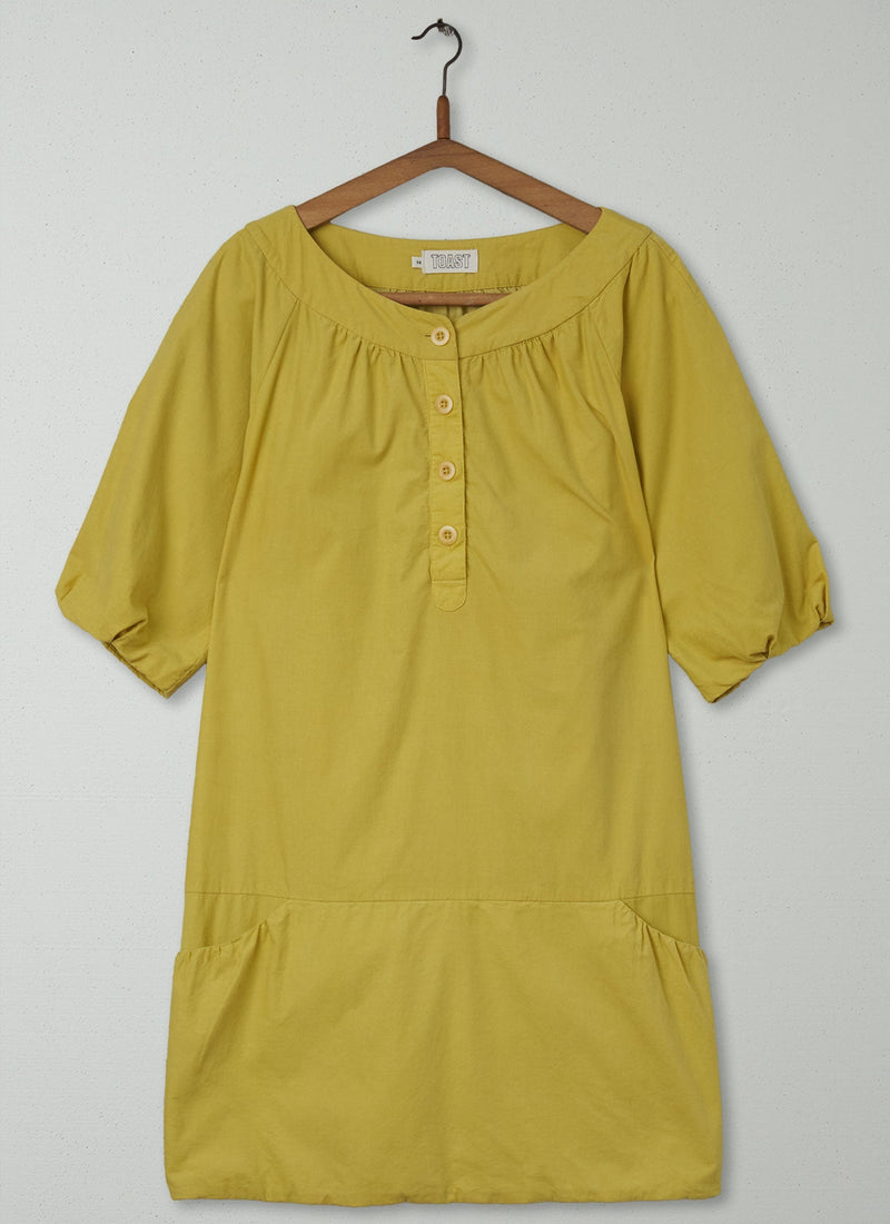 Reworn Needlecord Tunic size 14 (262) | Yellow