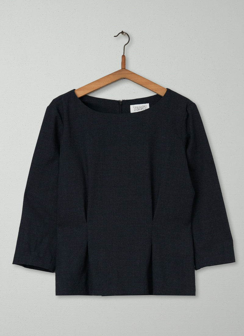 Reworn Varennes Top Size 12 (259) | Grey