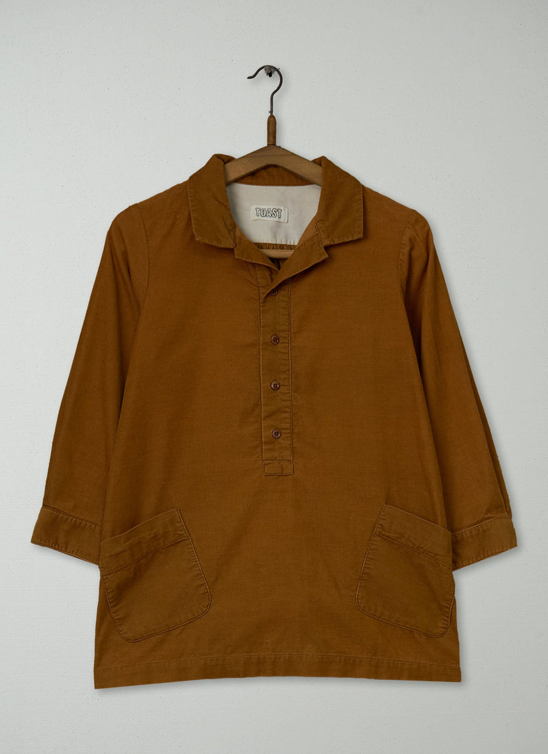 Reworn Fine Cord Shirt Size 8 (861) | Ginger