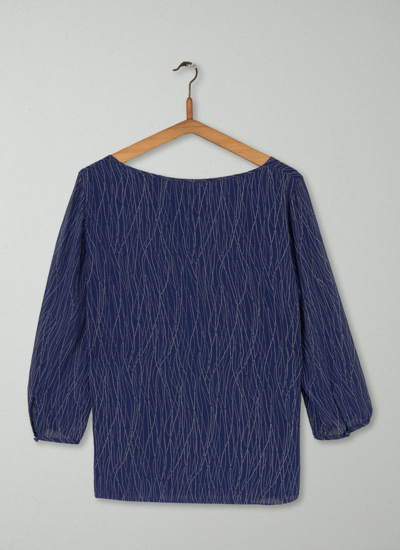 Reworn Darya Top Size 12 (247) | Blue