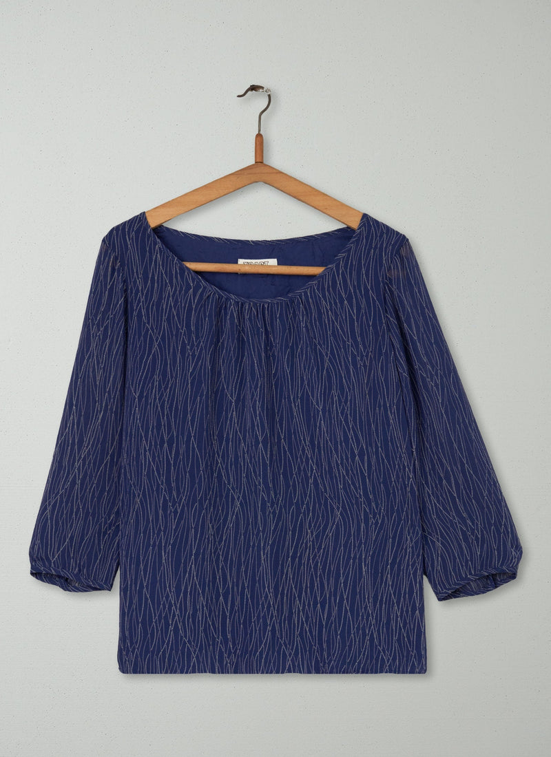 Reworn Darya Top Size 12 (247) | Blue
