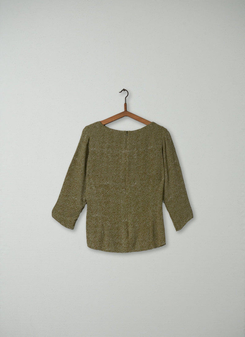 Reworn Constance Print Top Size 12 (139) | Willow