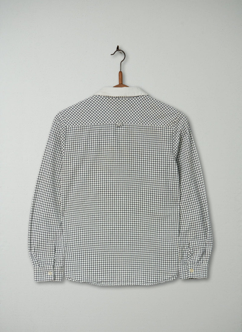 Reworn Tonal Check Shirt Size 16 (795) | Multi