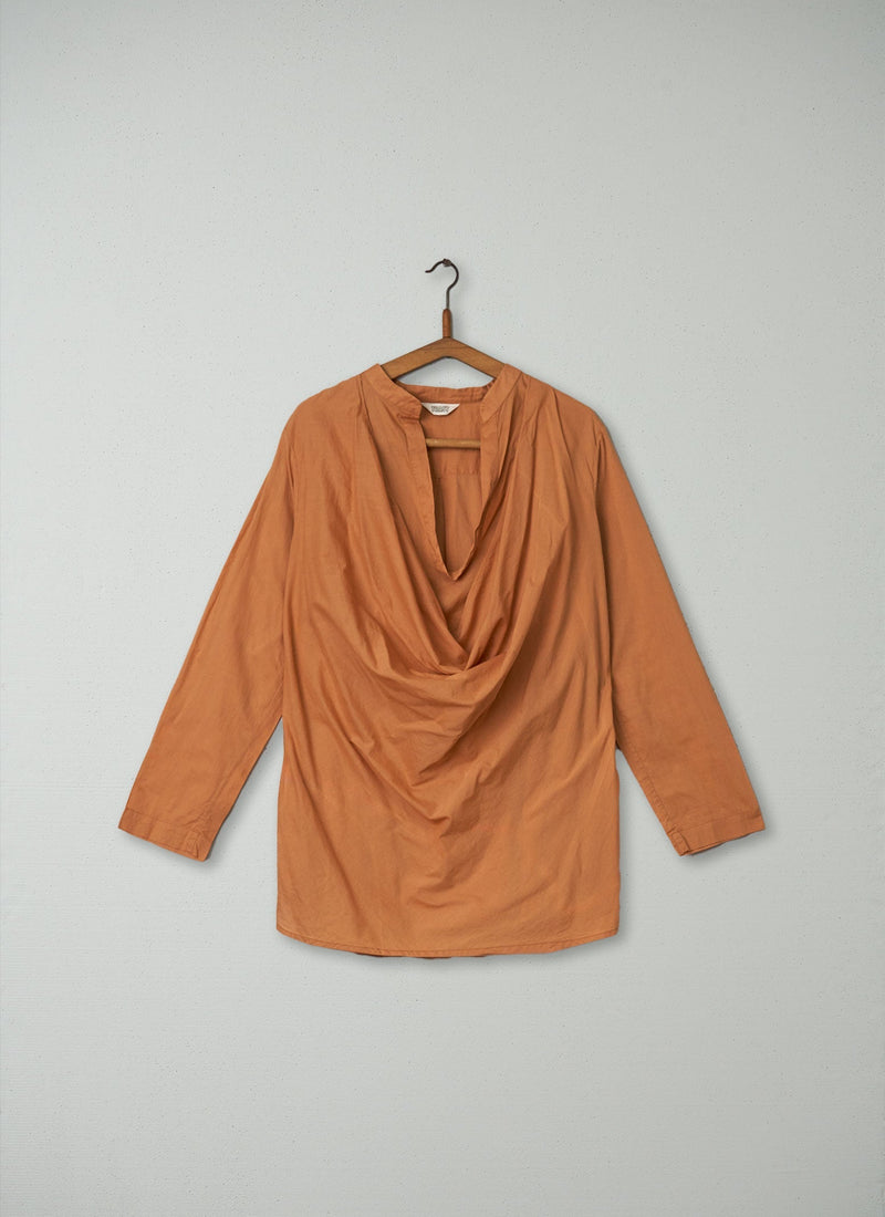 Reworn Layered Tunic Size 14 (132) | Brown