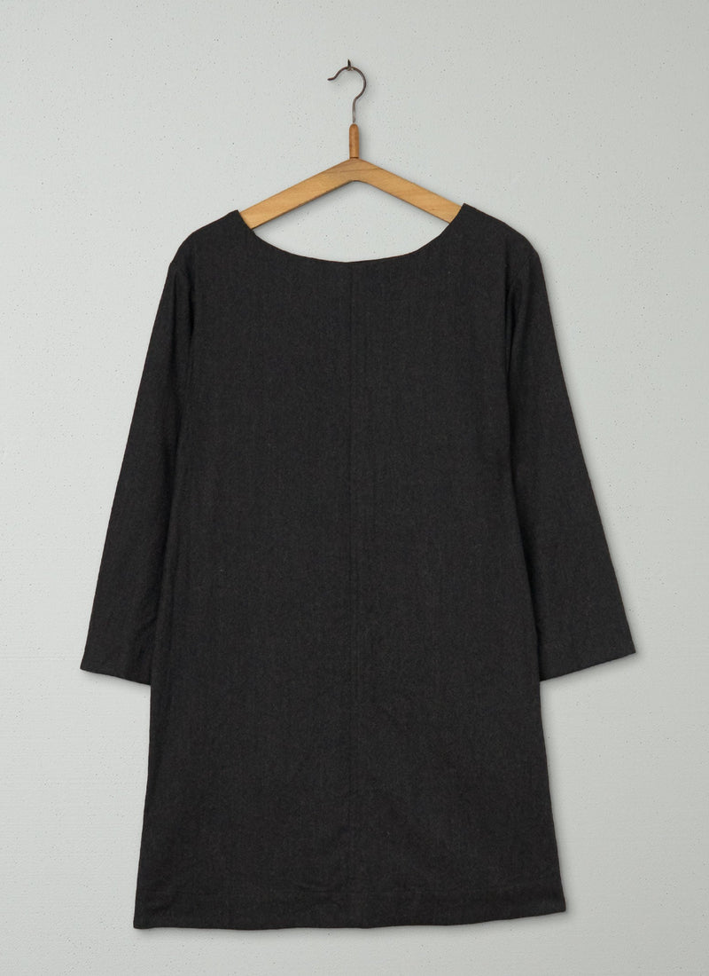 Reworn Erica Tunic Size 10 (667) | Dark Brown