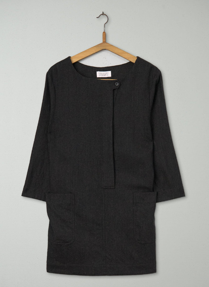 Reworn Erica Tunic Size 10 (667) | Dark Brown