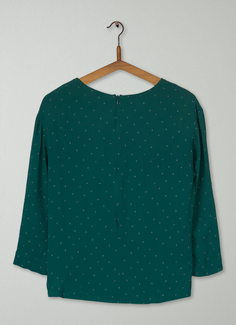 Reworn Madoka Top Size 12 (1031) | Teal