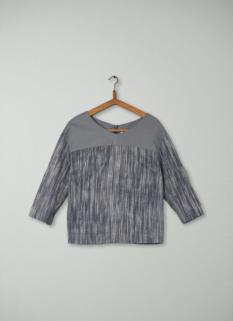 Reworn Aichi Top Size 12 (118) | Grey