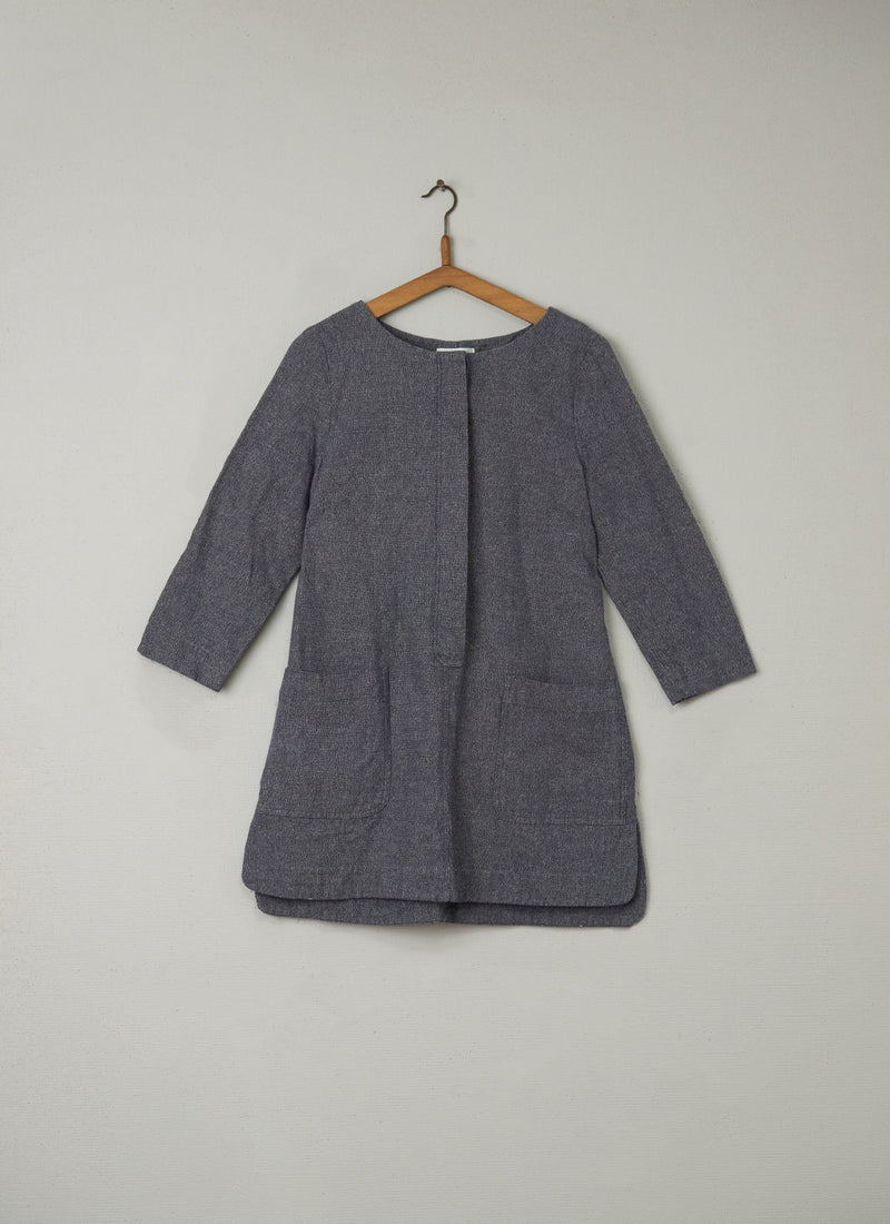 Reworn Asami Tunic size 12 (057) | Navy