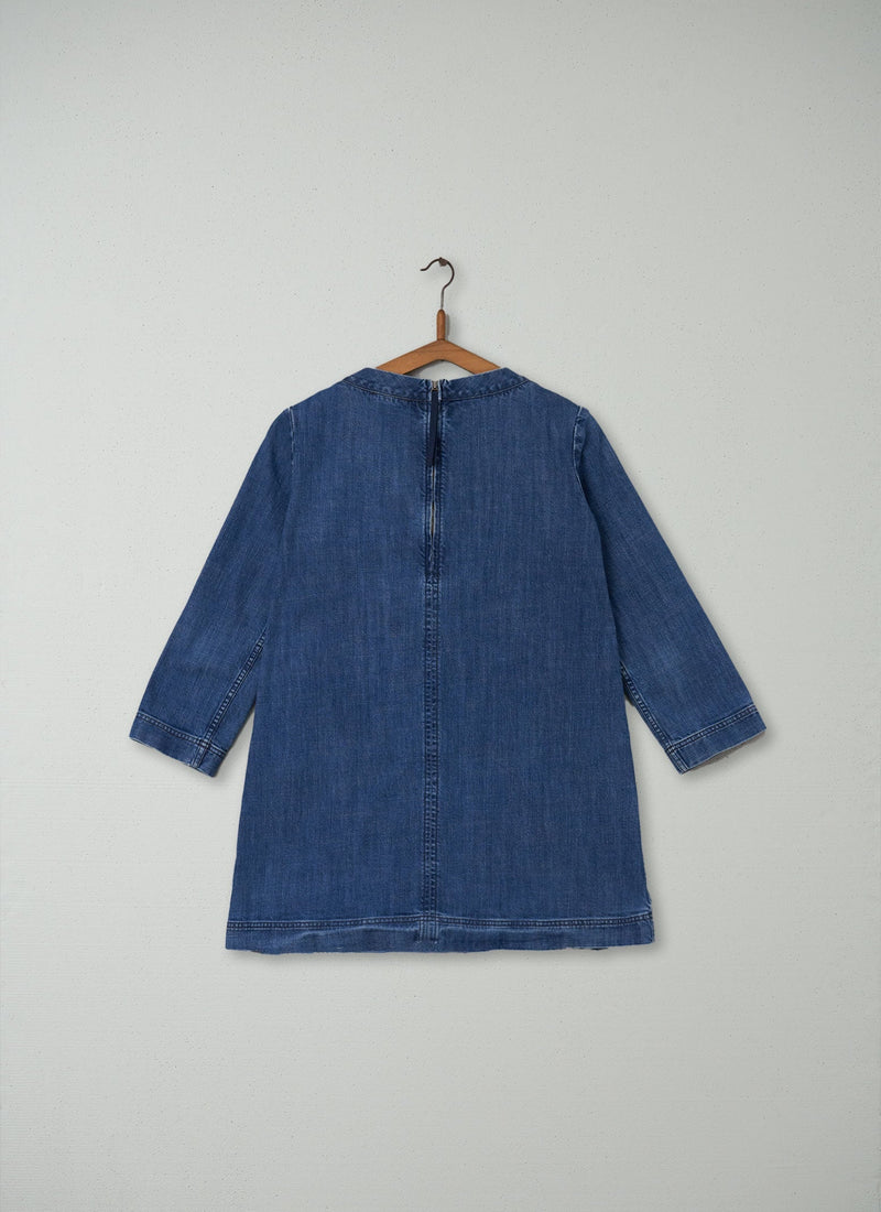 Reworn Denim Tunic Size 10 (119) | Indigo