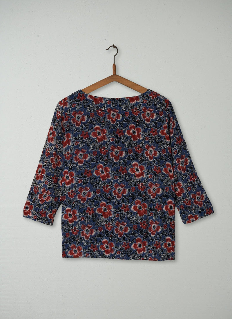 Reworn Madhuri Print Top size 12 (157) | Multi