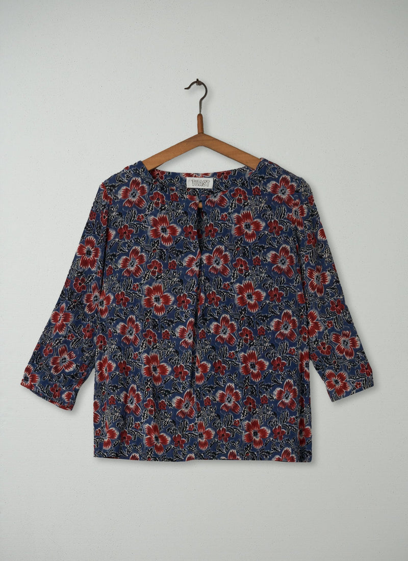 Reworn Madhuri Print Top size 12 (157) | Multi