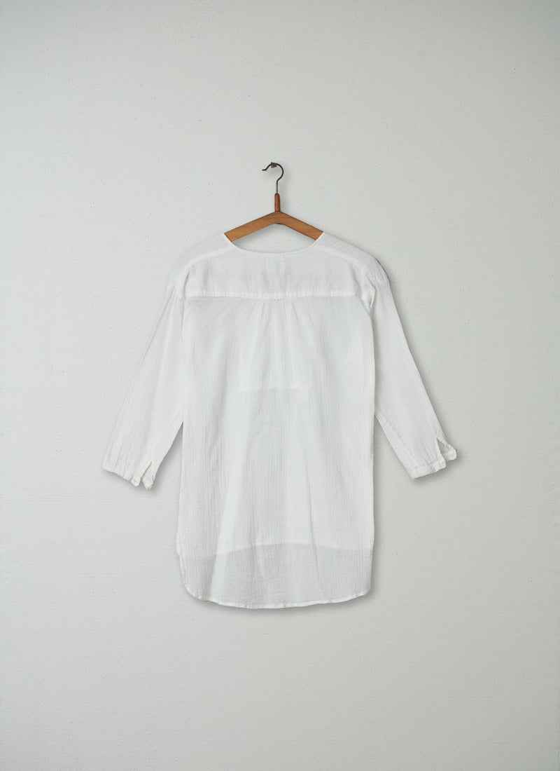 Reworn Kaftan Shirt Size 10 (126) | Off White