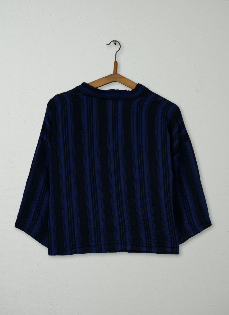 Reworn Stripe Kyoto Top Size 8 (856) | Multi