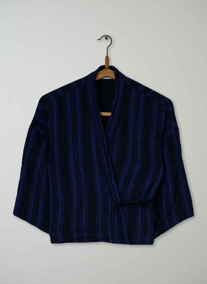 Reworn Stripe Kyoto Top Size 8 (856) | Multi