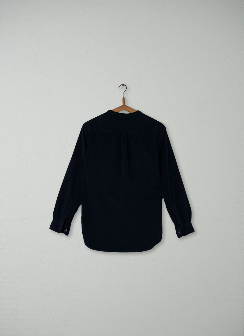 Reworn Needlecord Shirt Size 10 (123) | Navy